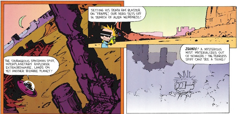 Illustration for article titled A String Of Upsetting Calvin & Hobbes Strips Told A Bold Story About Bullying